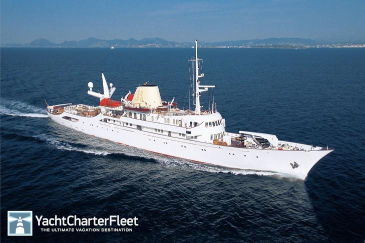 Christina o superyacht cruising