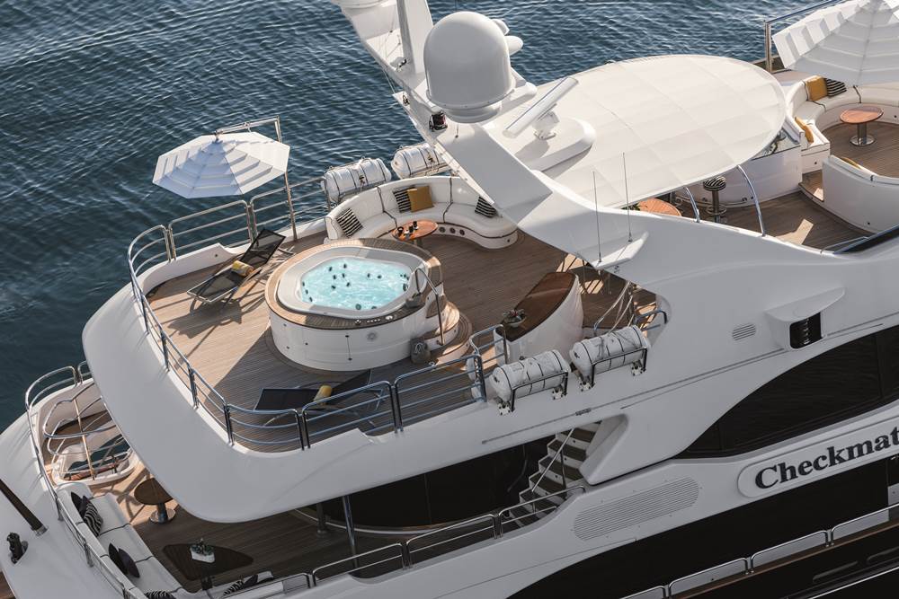 Luxury charter yacht Checkmate